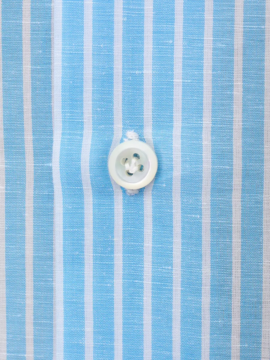 Рубашка Regular Fit из шелка и льна