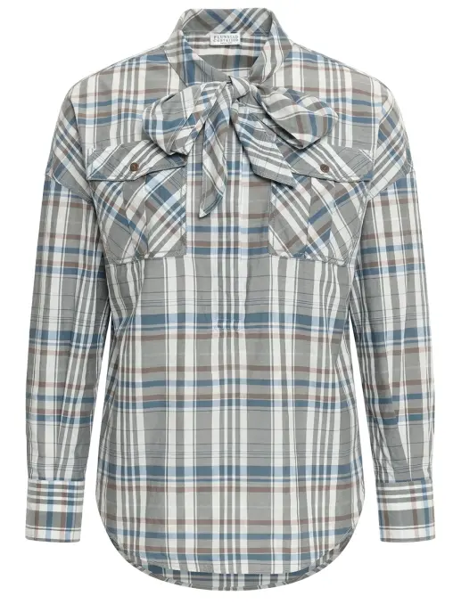 Рубашка хлопковая BRUNELLO CUCINELLI