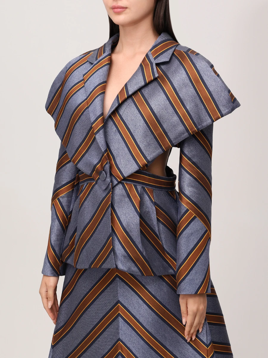 Жакет в полоску