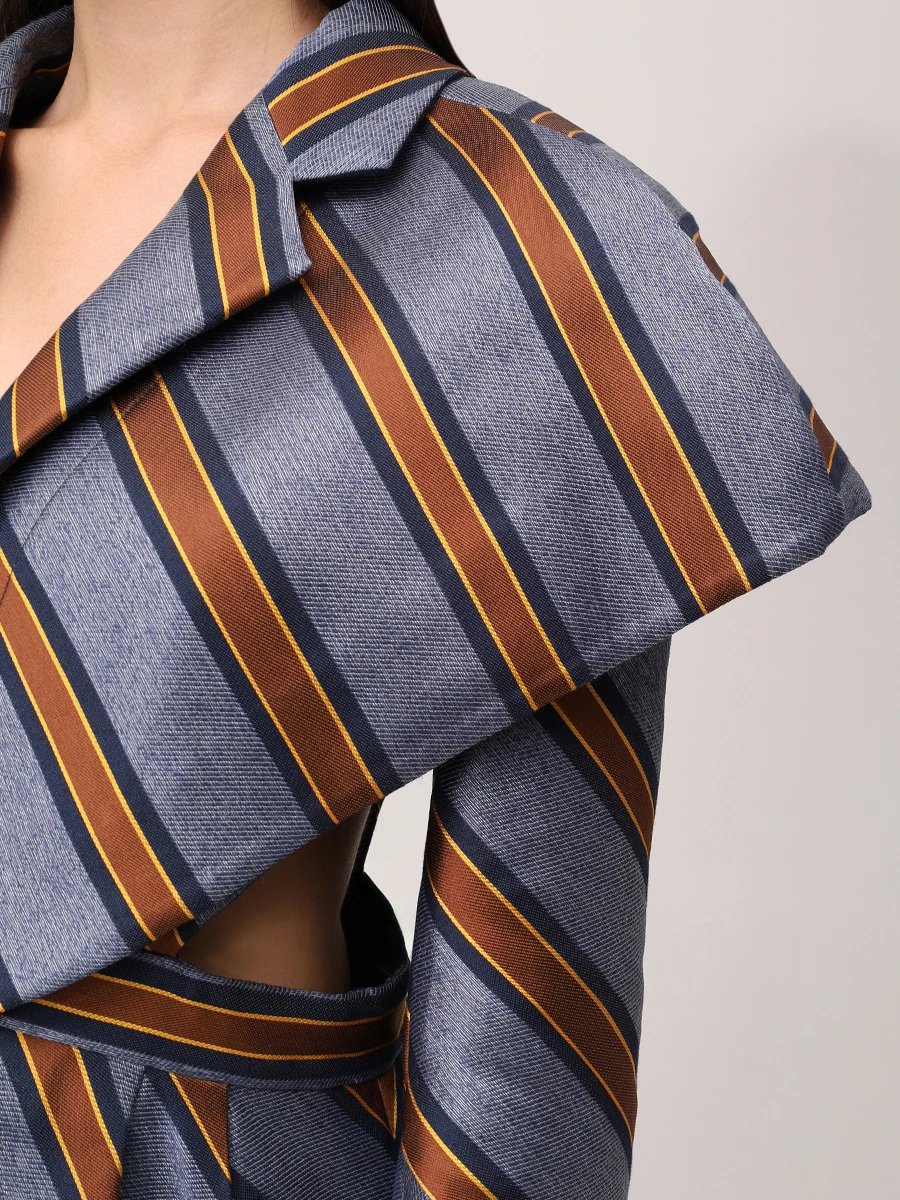 Жакет в полоску