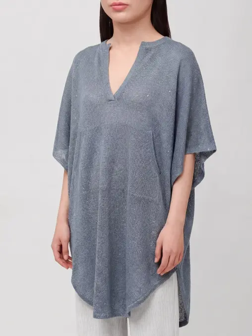 Льняная туника BRUNELLO CUCINELLI