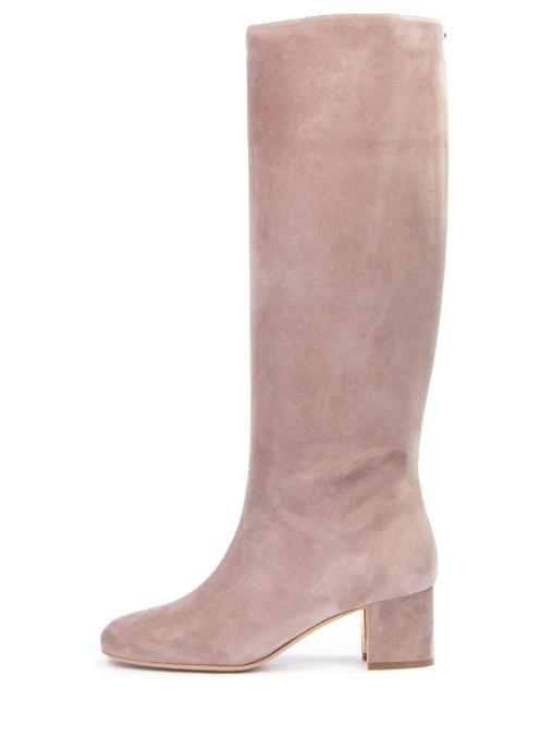 Сапоги из замши S.FERRAGAMO