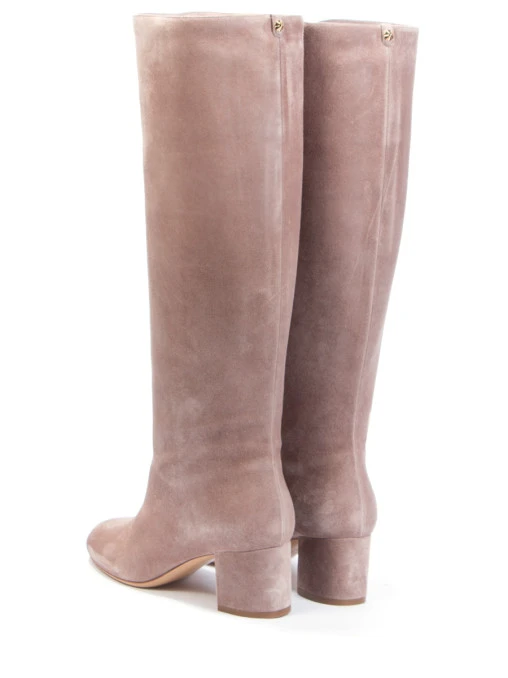 Сапоги из замши S.FERRAGAMO