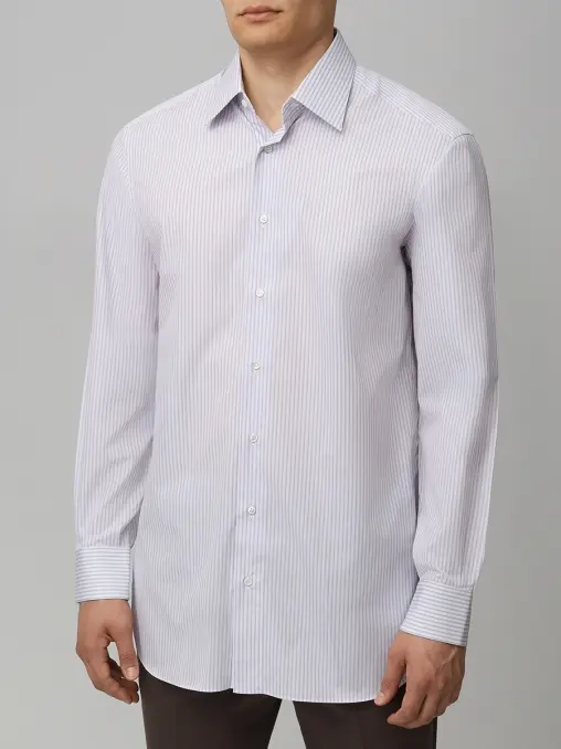 Рубашка Slim Fit хлопковая BRIONI