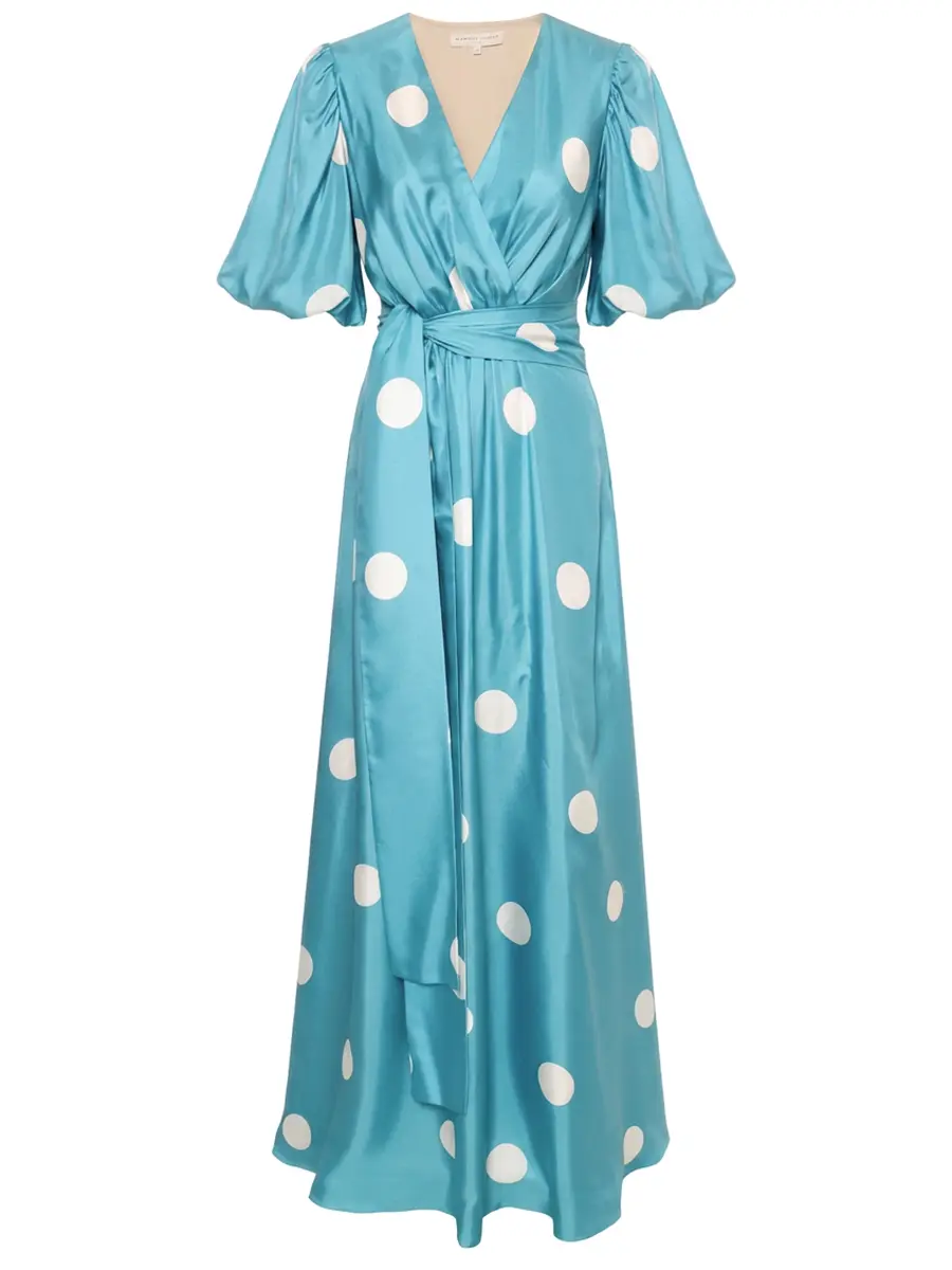 Платье шелковое