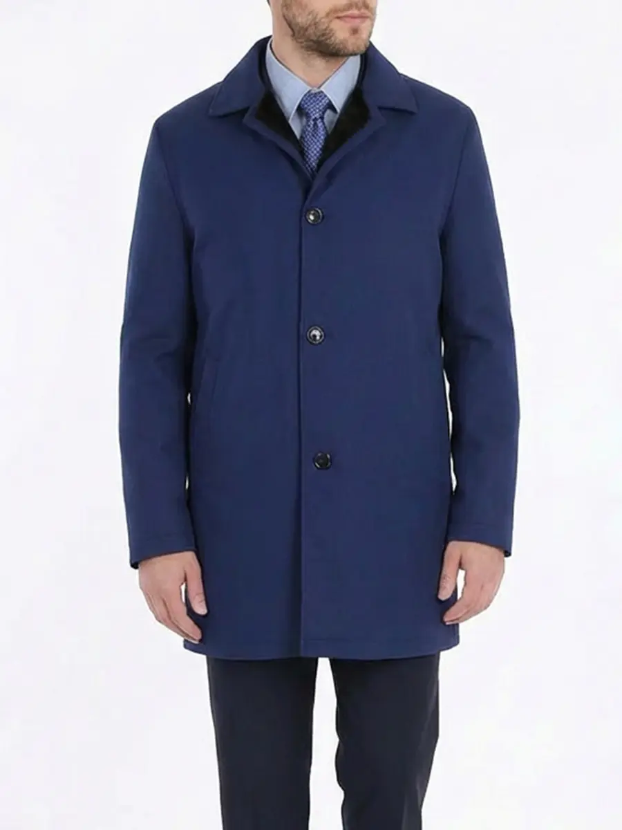 Пальто кашемировое с мехом