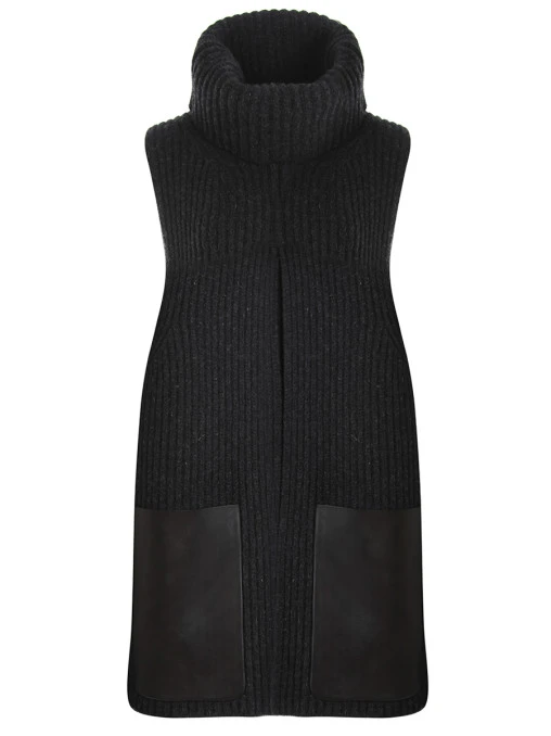 Жилет с накладными карманами CELINE