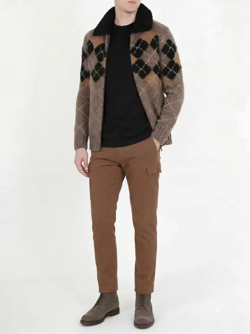 Брюки-карго хлопковые BRUNELLO CUCINELLI