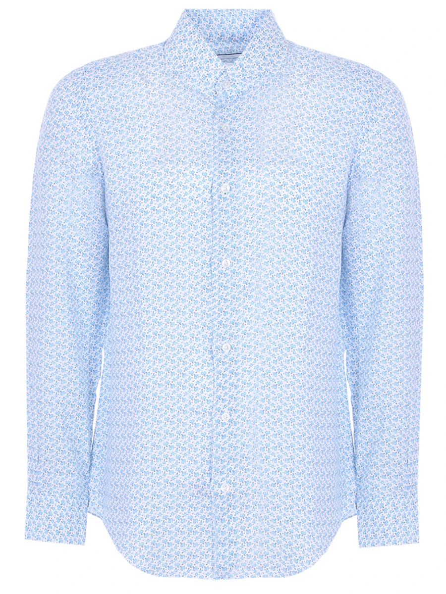 Рубашка хлопковая с принтом