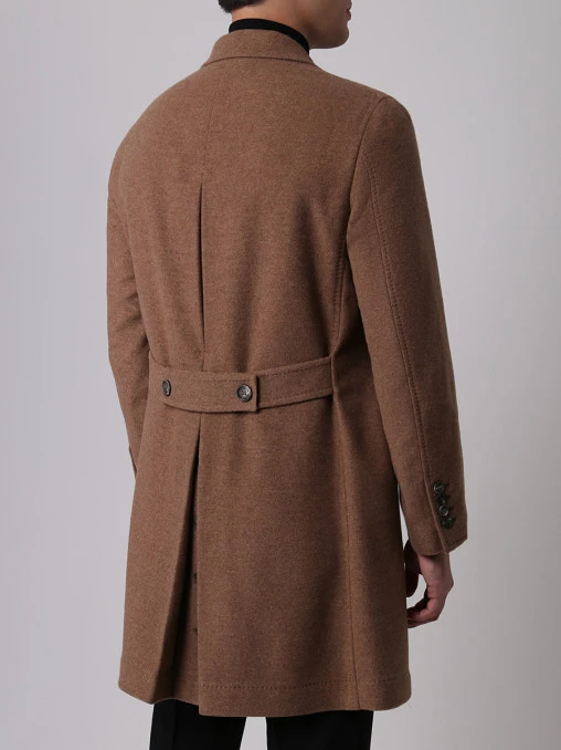 Пальто двубортное BRUNELLO CUCINELLI