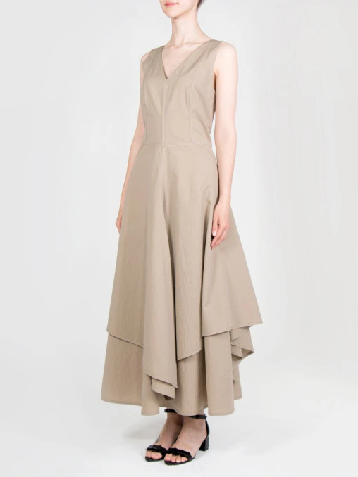 Хлопковое платье BRUNELLO CUCINELLI
