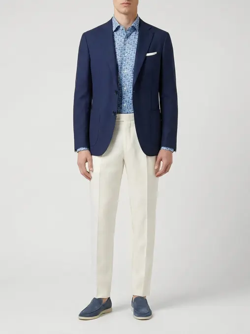 Хлопковая рубашка CESARE ATTOLINI