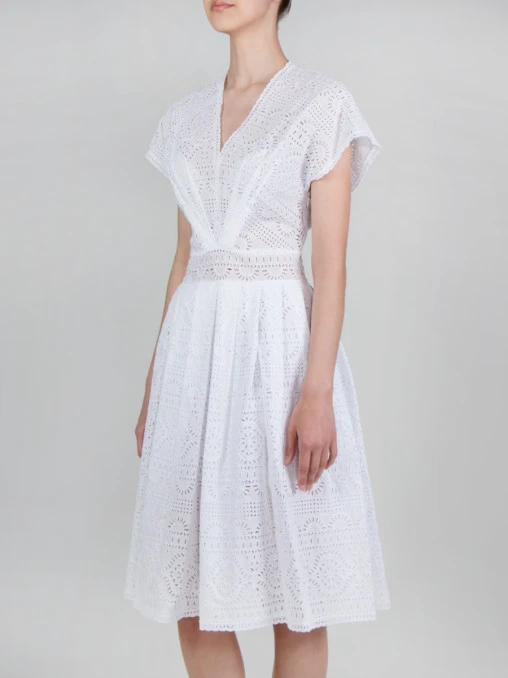 Хлопковое платье ERMANNO SCERVINO