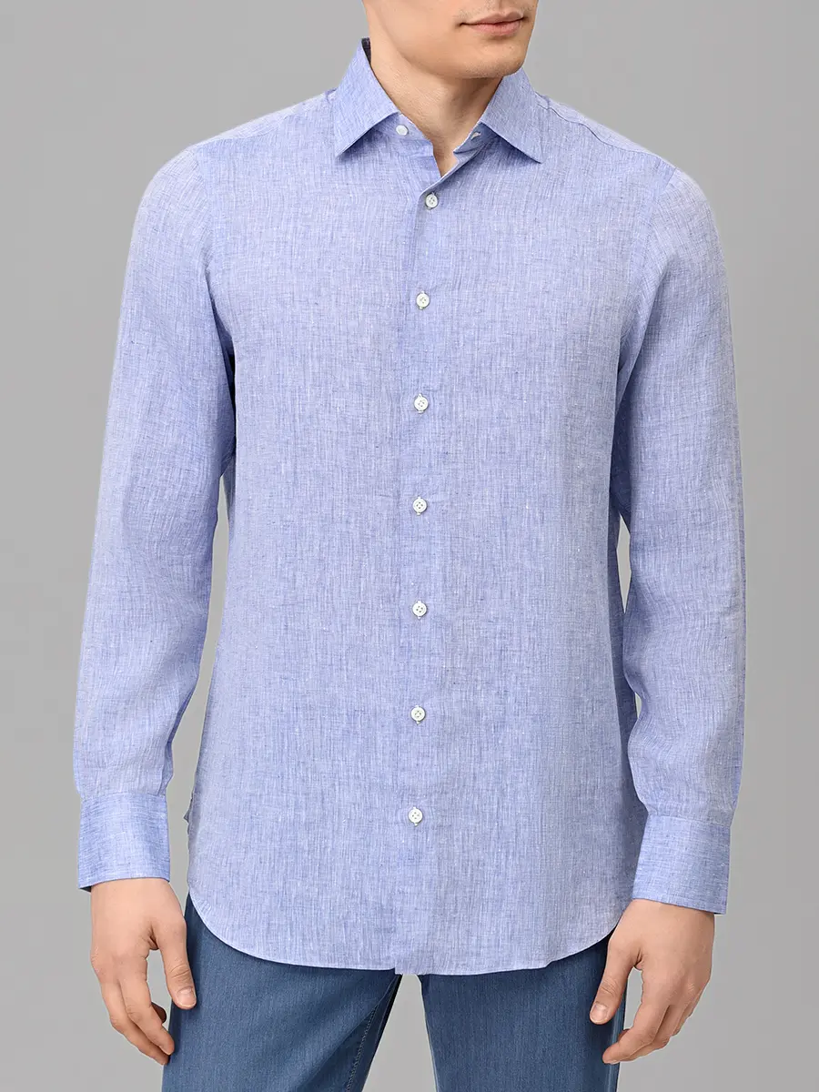 Рубашка Regular Fit льняная