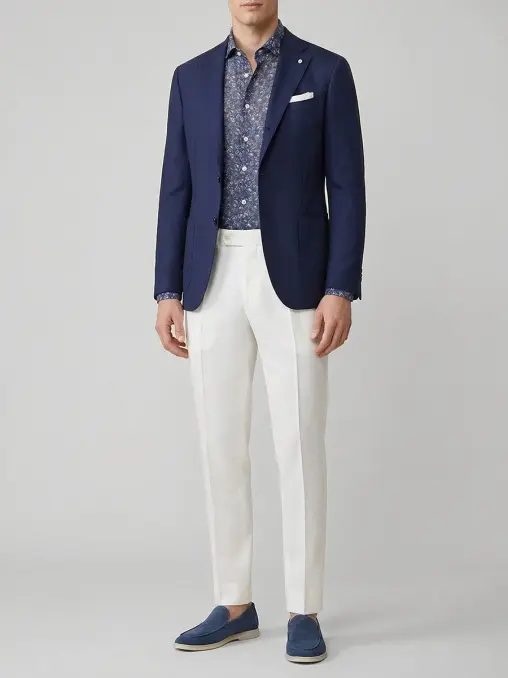 Льняная рубашка CESARE ATTOLINI