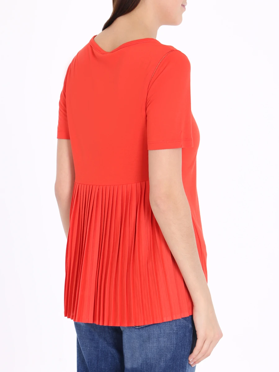 Топ с плиссировкой