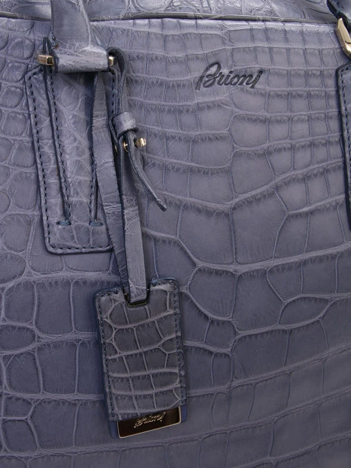 Сумка дорожная из крокодила BRIONI