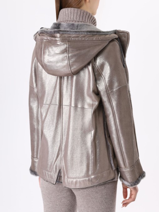 Дубленка из овчины BRUNELLO CUCINELLI