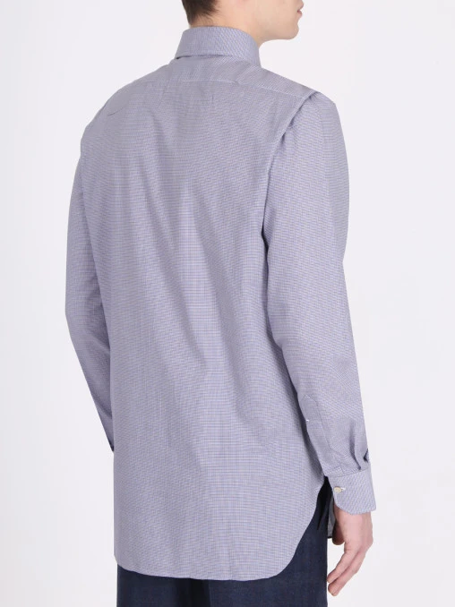Рубашка regular fit в клетку KITON