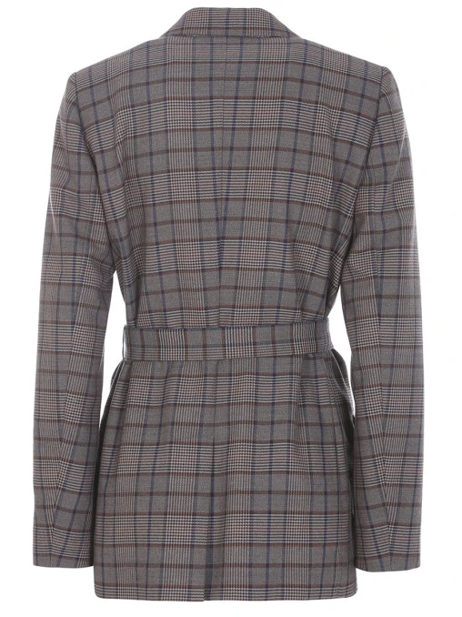 Костюм шерстяной в клетку BRUNELLO CUCINELLI