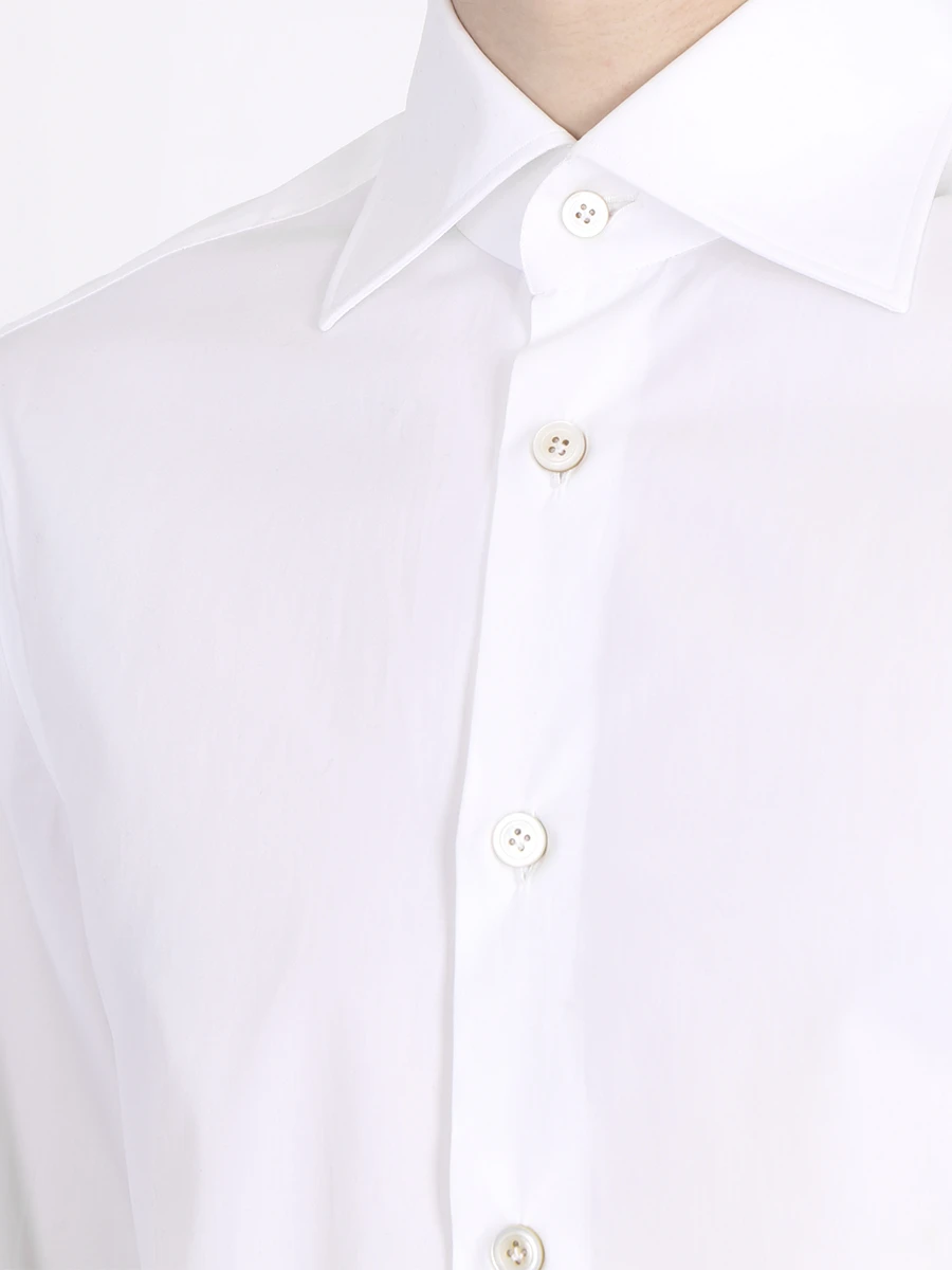 Рубашка regular fit однотонная