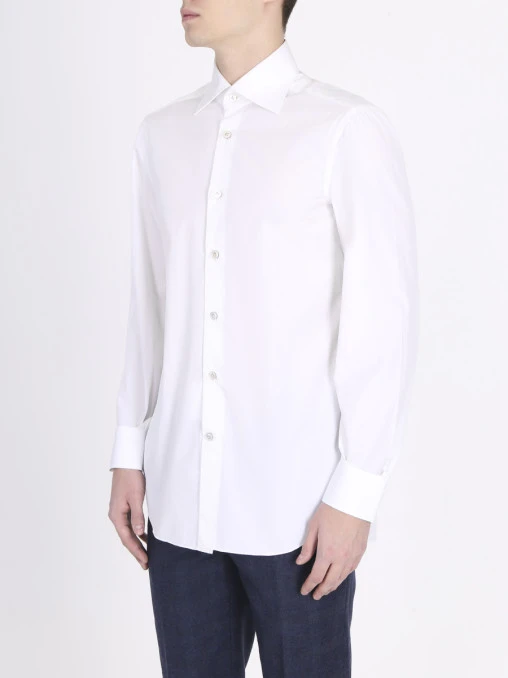 Рубашка regular fit однотонная KITON