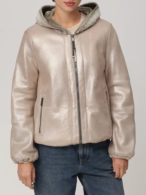 Дубленка из овчины BRUNELLO CUCINELLI