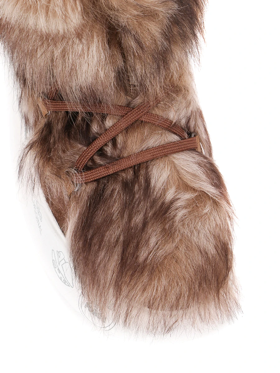 Замшевые полусапоги с мехом