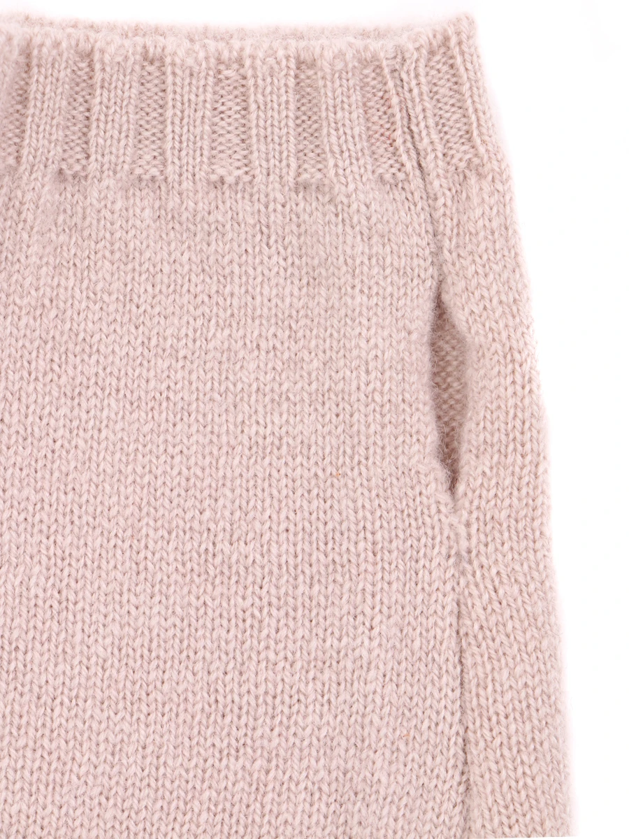 Перчатки-митенки удлинённые