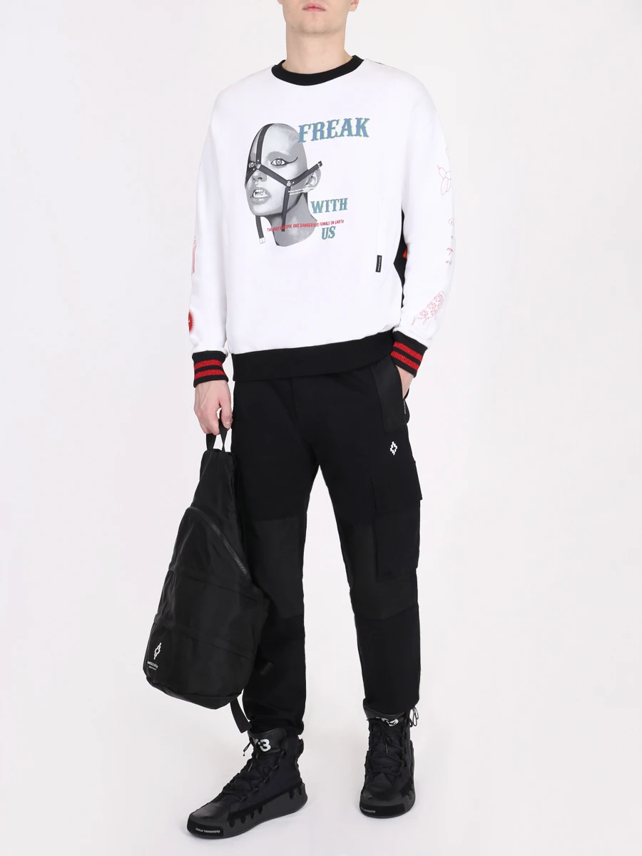 Толстовка хлопковая с принтом