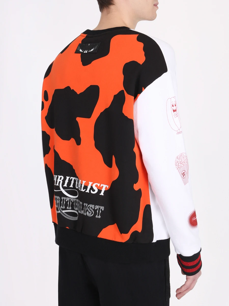 Толстовка хлопковая с принтом