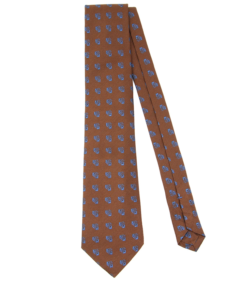 Галстук шелковый с принтом