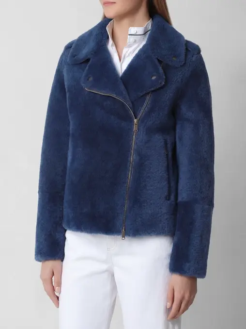 Дубленка из овчины BRUNELLO CUCINELLI