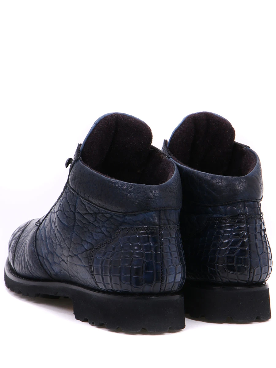 Ботинки из кожи крокодила