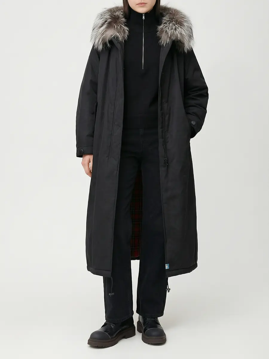 Парка с мехом лисы