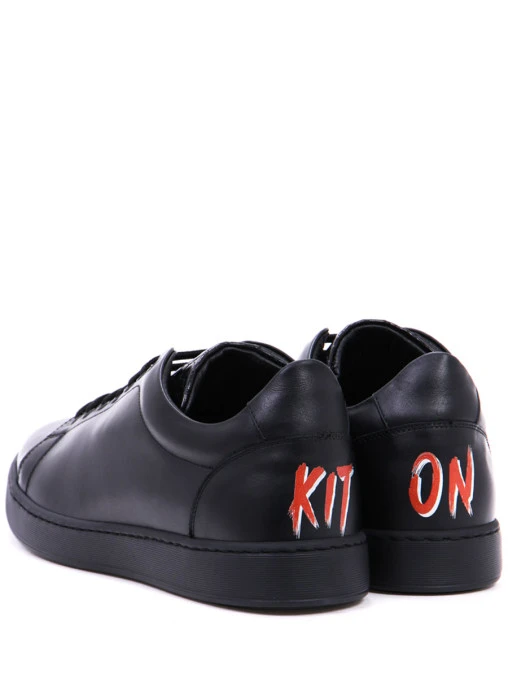 Кожаные кеды KITON