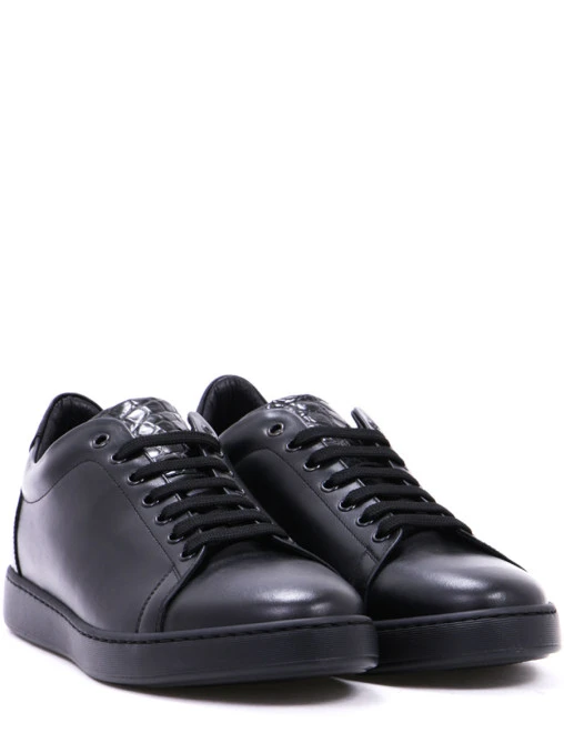 Кожаные кеды KITON