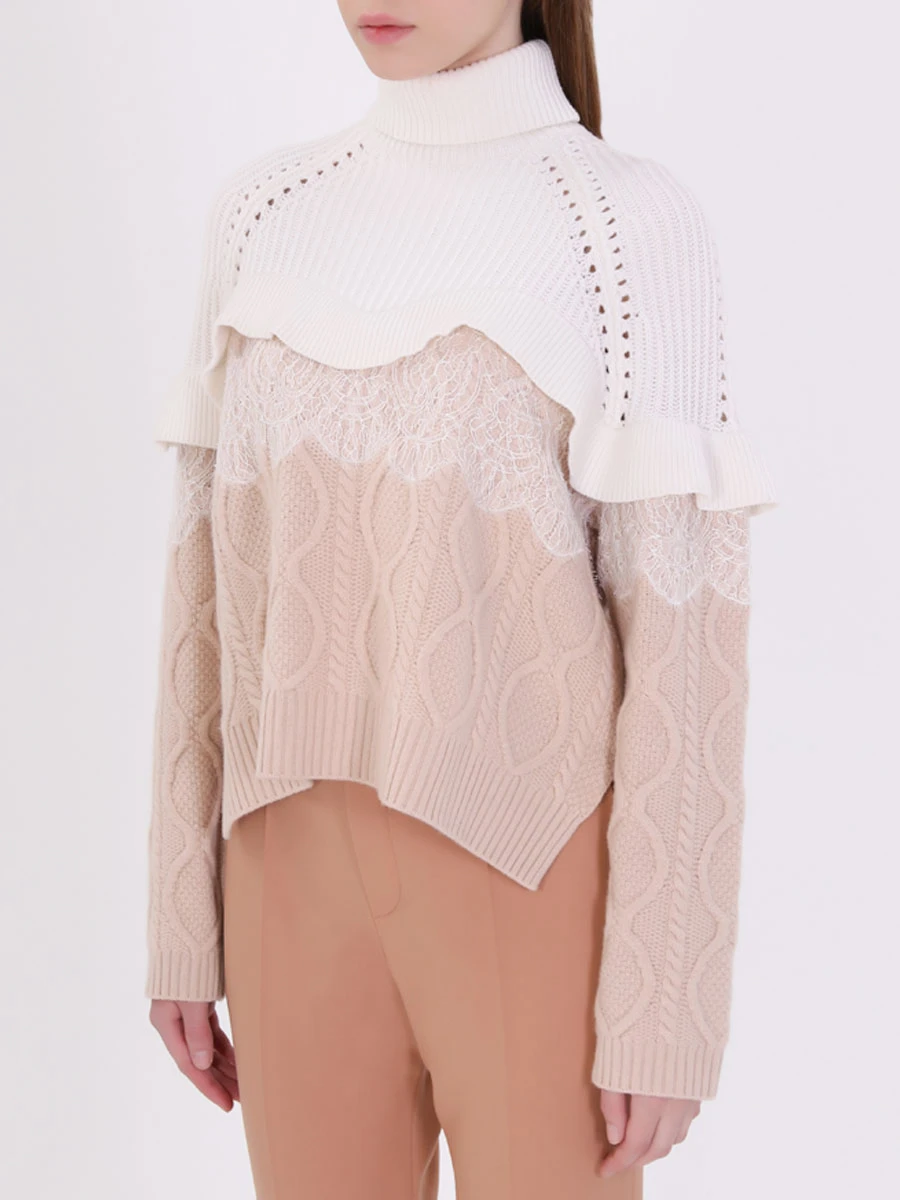 Свитер с высоким воротом