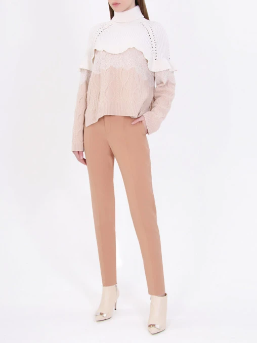 Свитер с высоким воротом FENDI