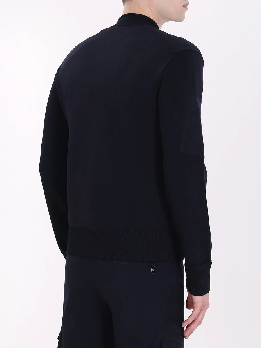 Бомбер однотонный