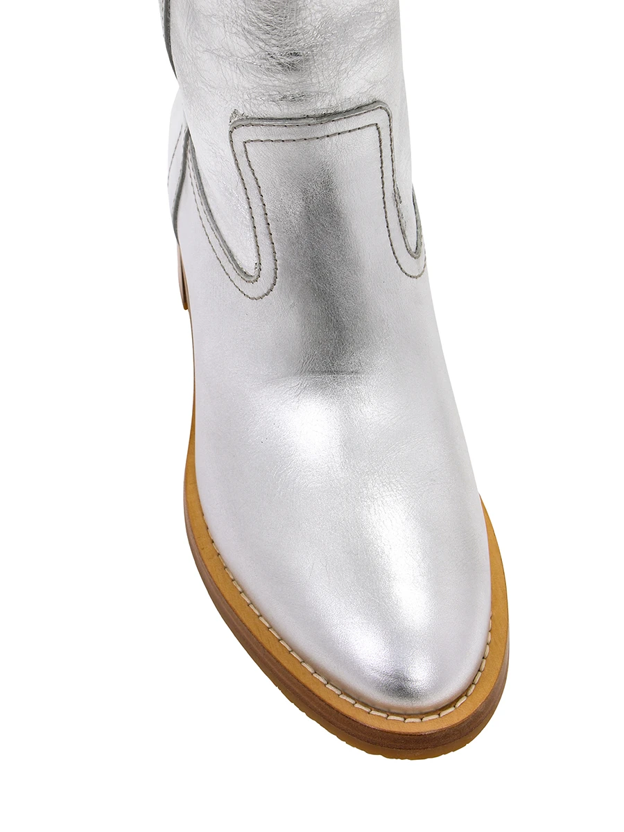 Ботфорты кожаные