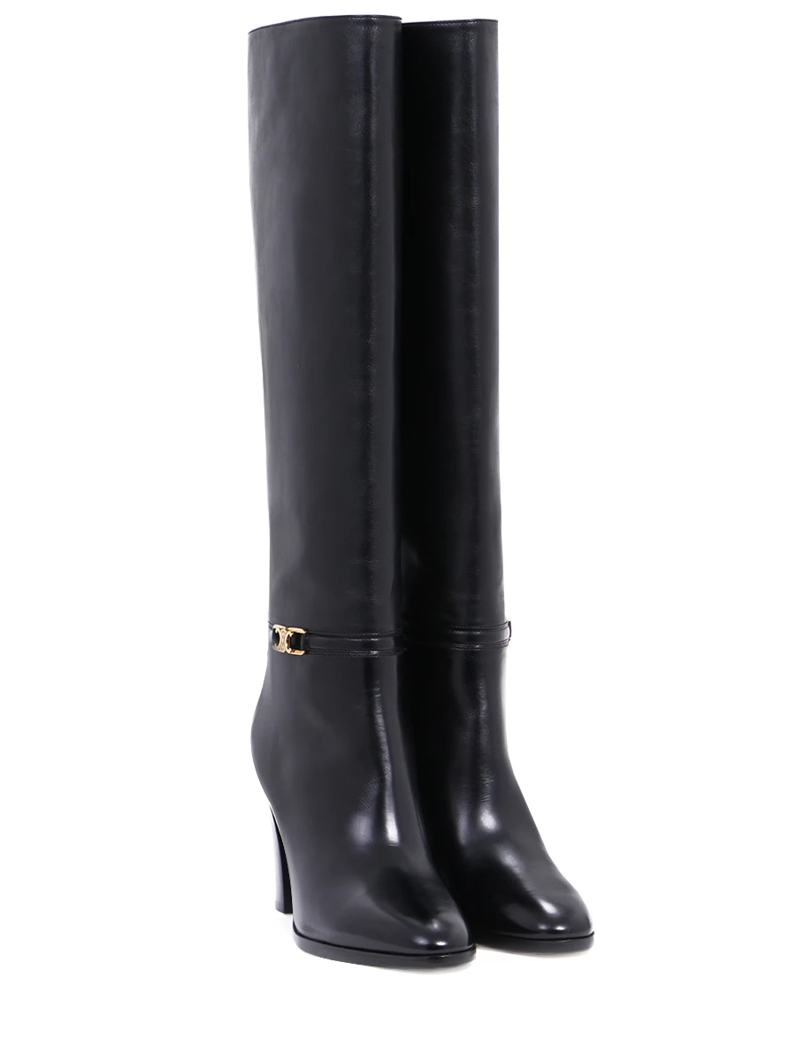 Кожаные сапоги