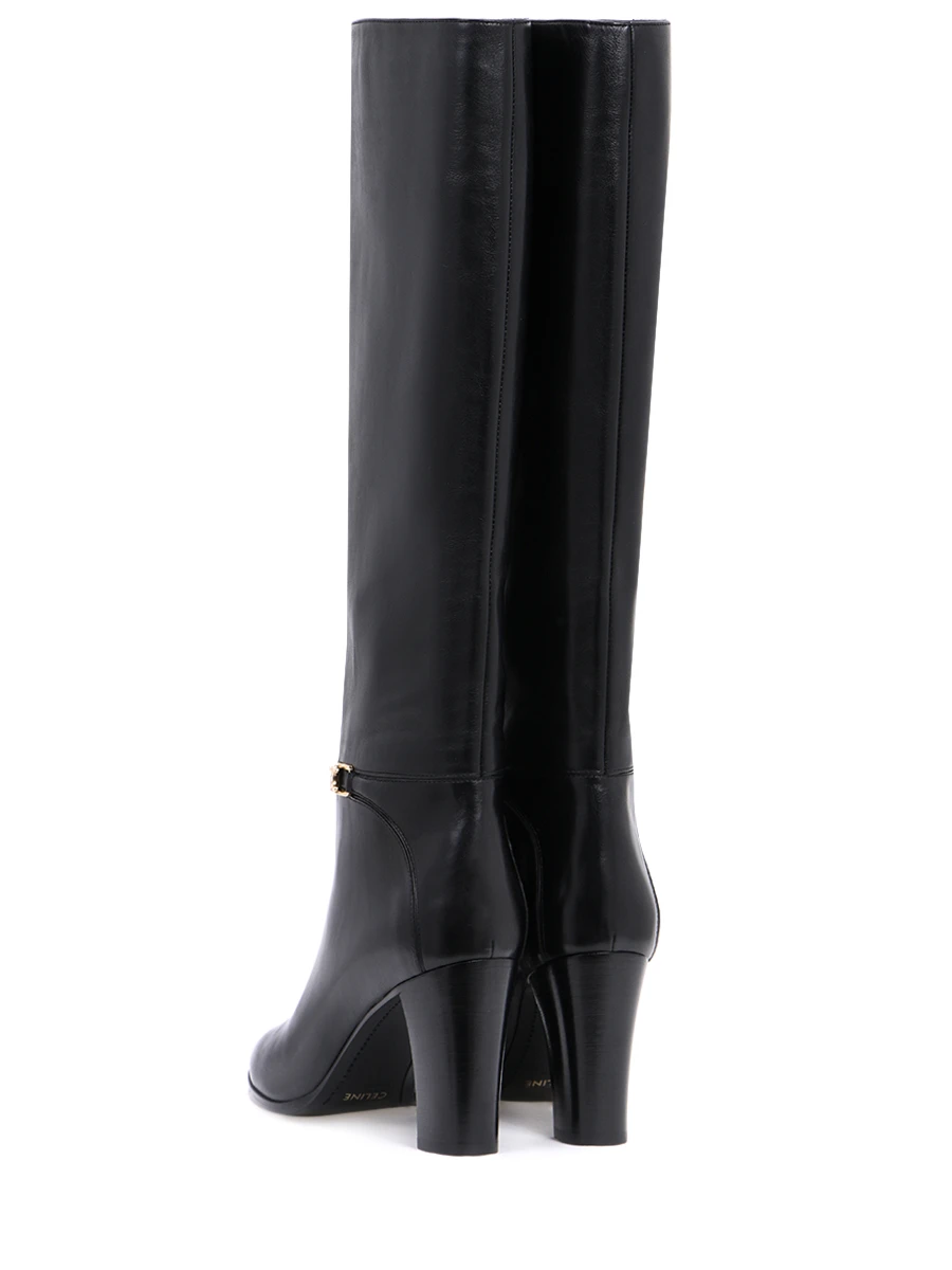 Кожаные сапоги