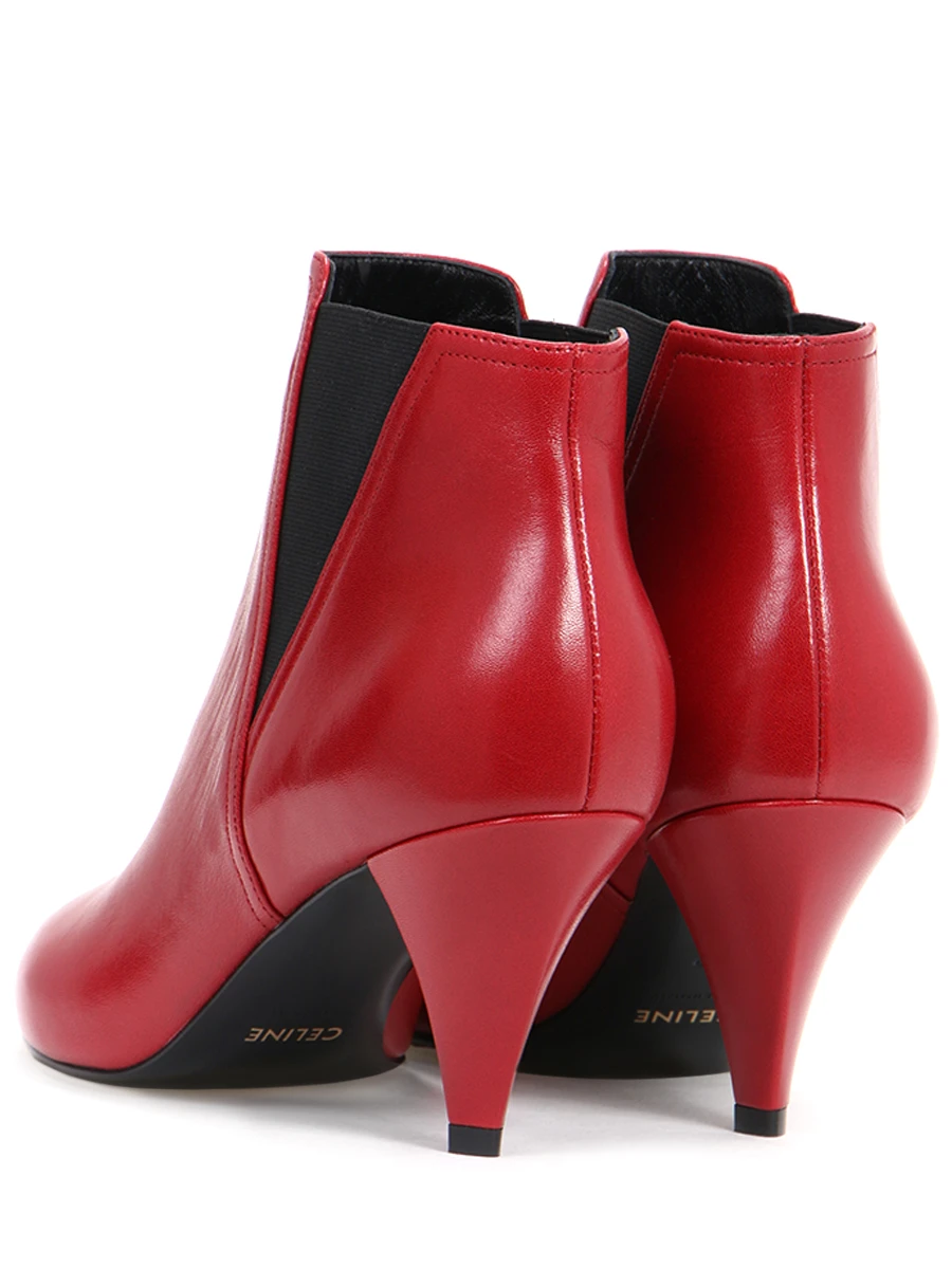 Ботильоны кожаные