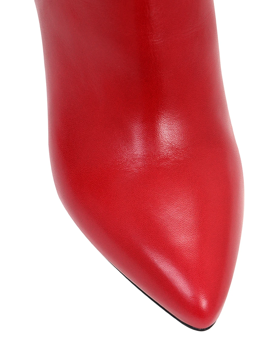 Ботильоны кожаные