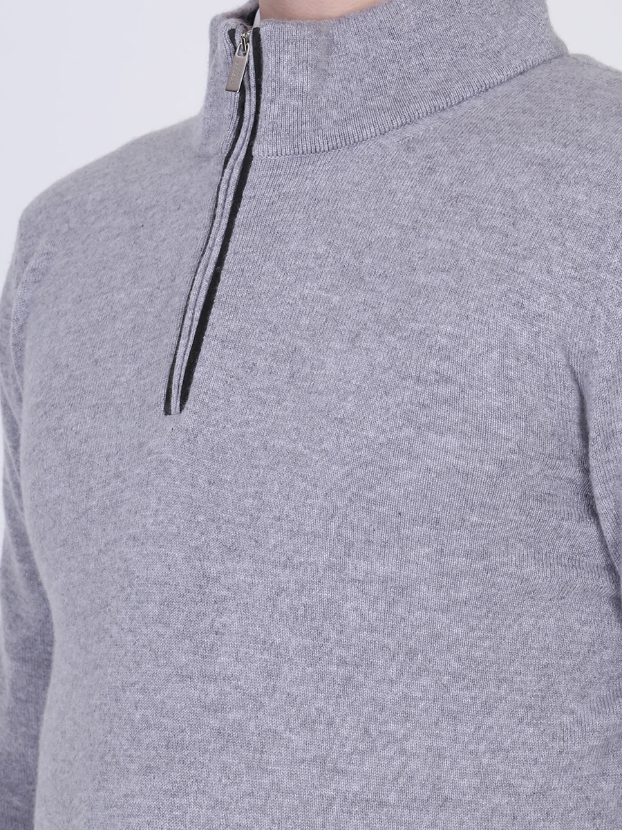 Джемпер кашемировый на молнии