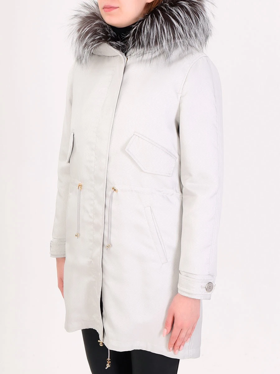 Парка с мехом песца