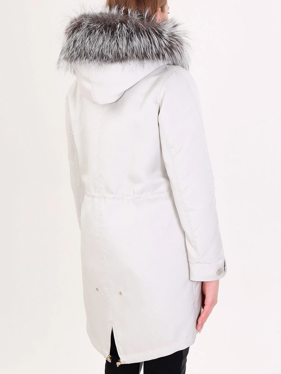 Парка с мехом песца