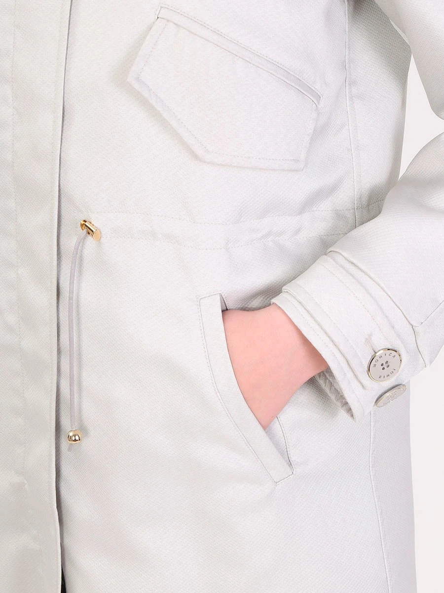 Парка с мехом песца