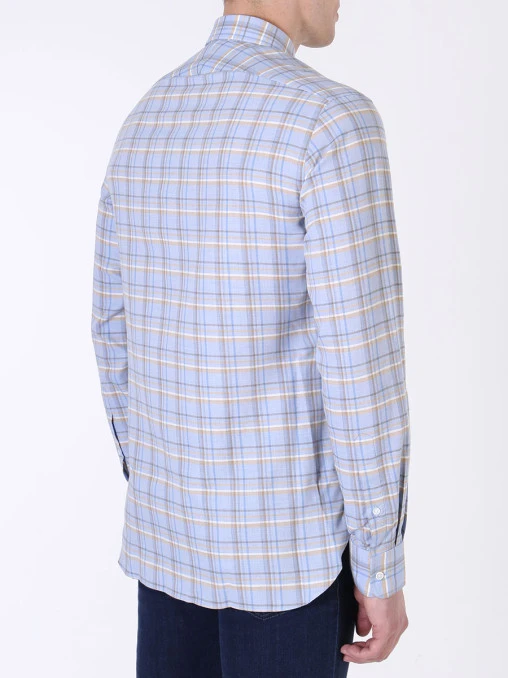 Рубашка regular fit хлопковая MALO
